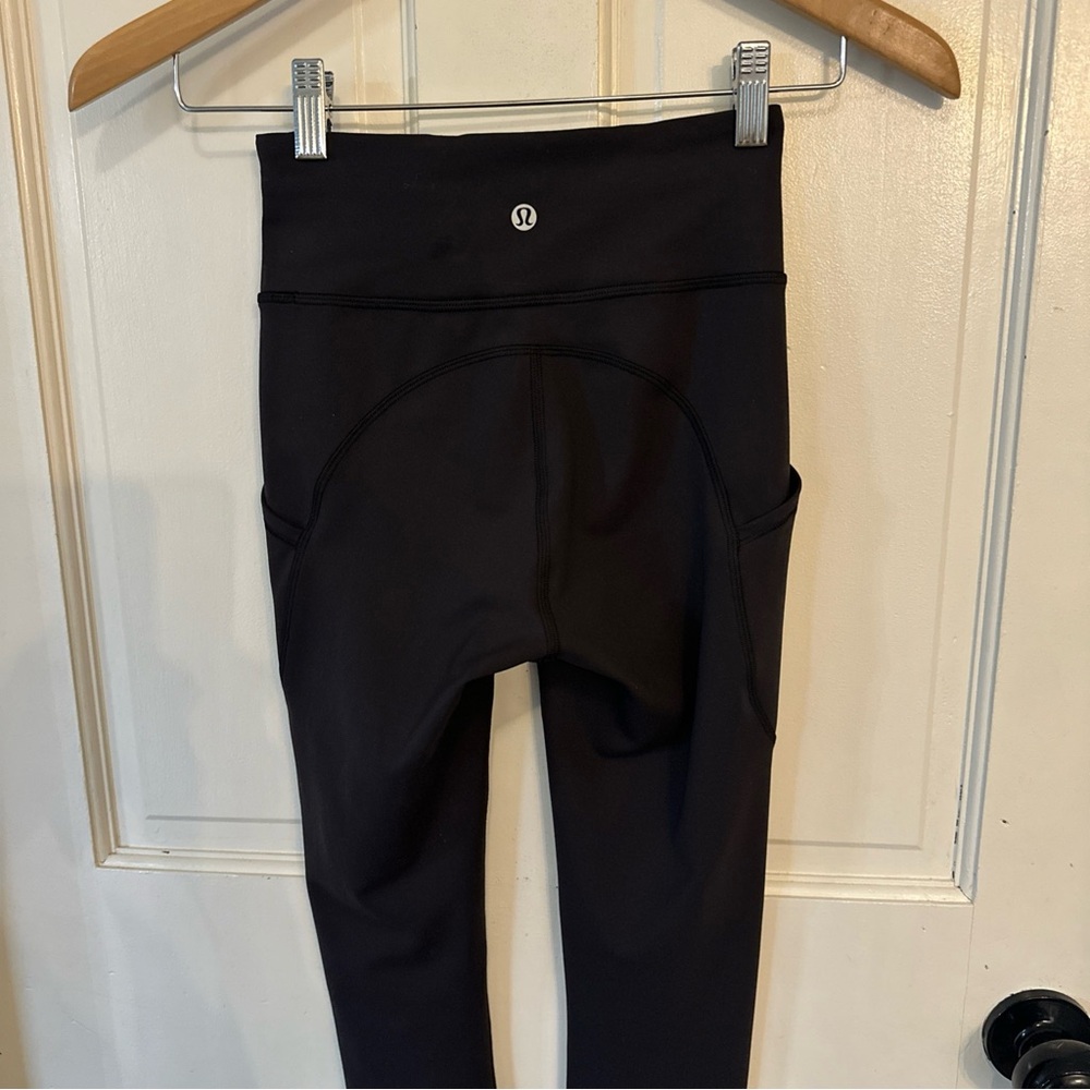 Lululemon Invigorate High-Rise Tight 28" Black size 2 - Picture 7 of 14